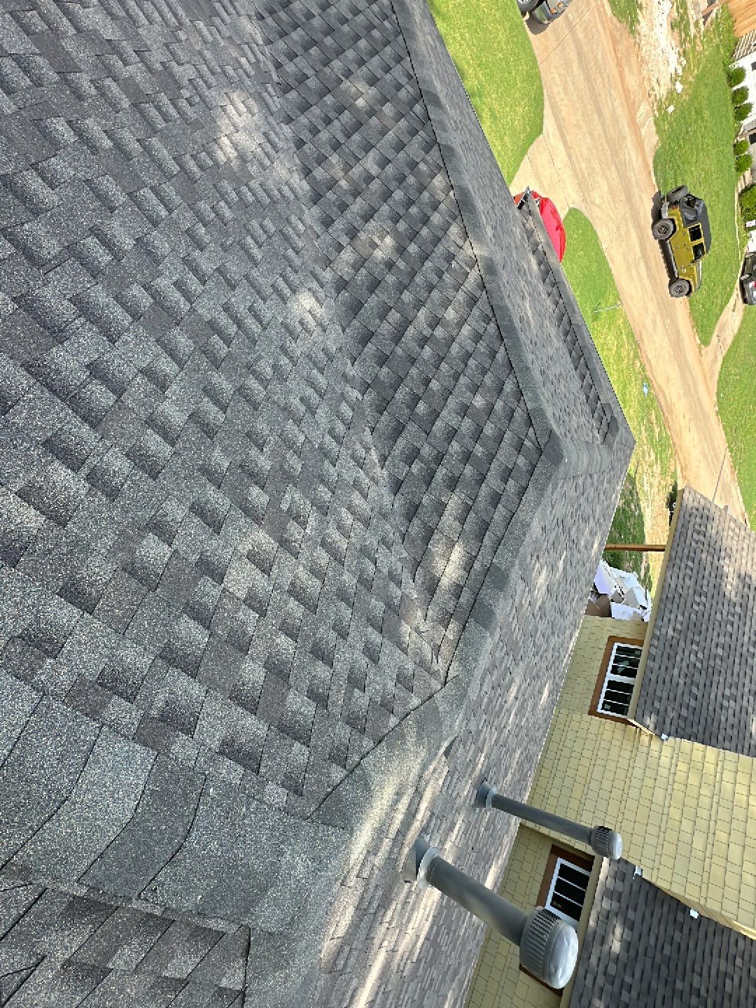 Riverside veteran home roof replacement after photo in Tulsa Oklahoma