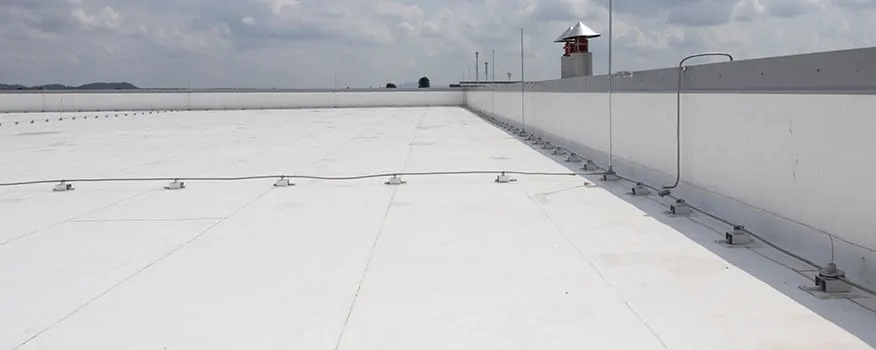 TPO commercial roof system installed on Hobby Lobby by Average Joes Construction